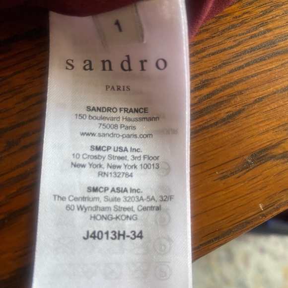 SANDRO 2 tone lace skirt, size 1 - Picture 7 of 8